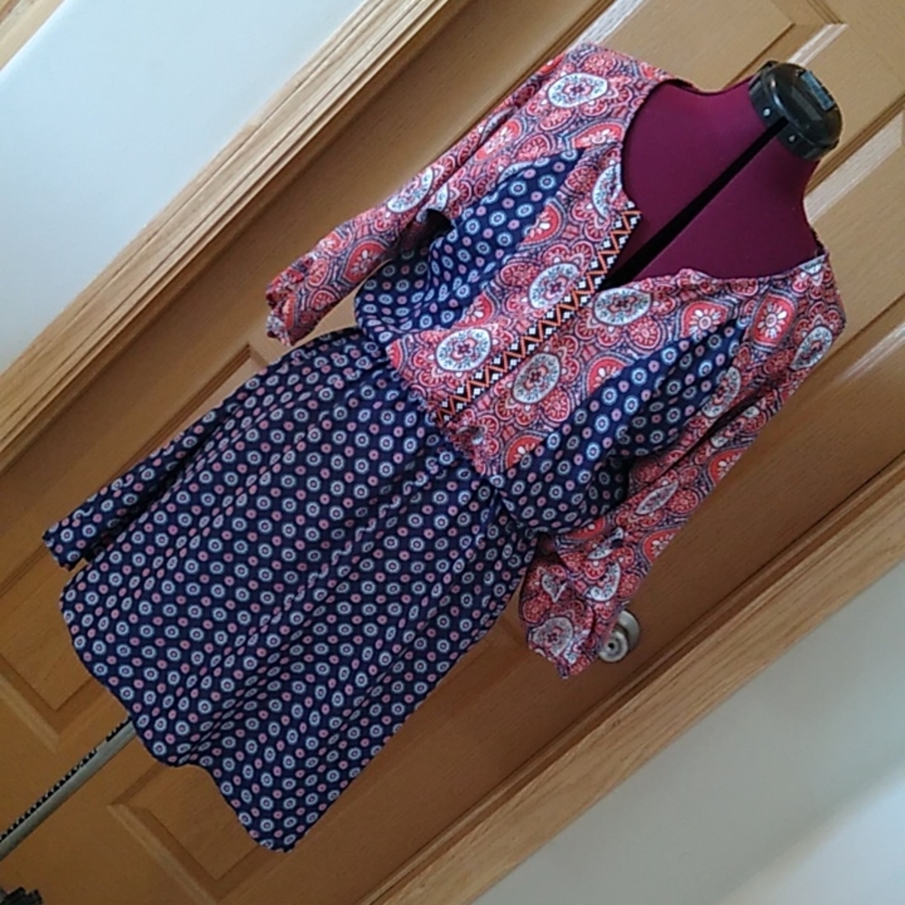 Bohemian mini dress